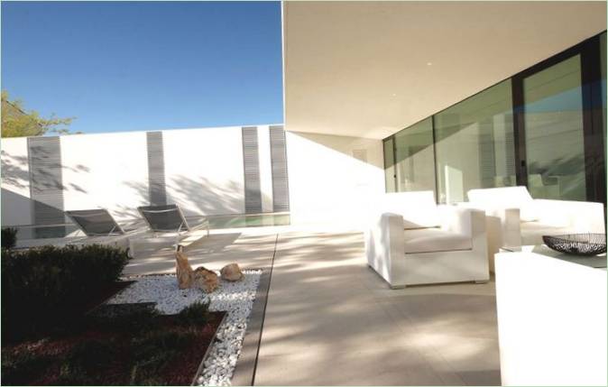 Design av terrassen til villa Jesolo Lido Bassenget