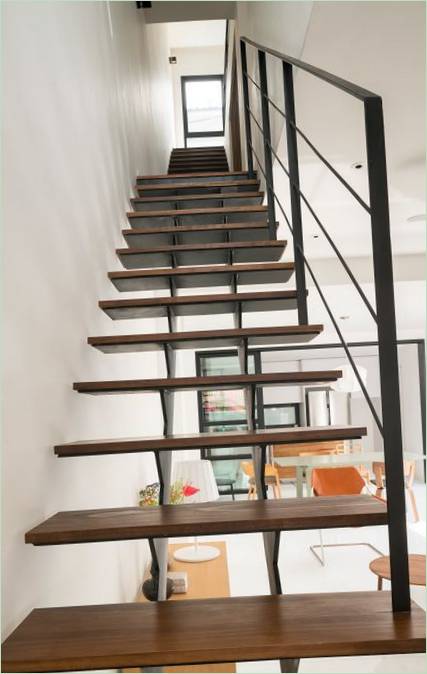 Ikke-standard layout av huset: trapper