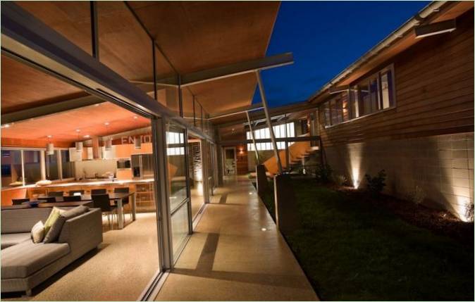 Utformingen av et elegant landsted Foothills House I New Zealand