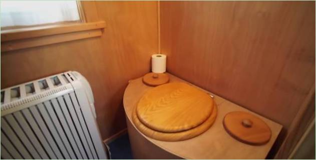 Mobile hjem design-toalett