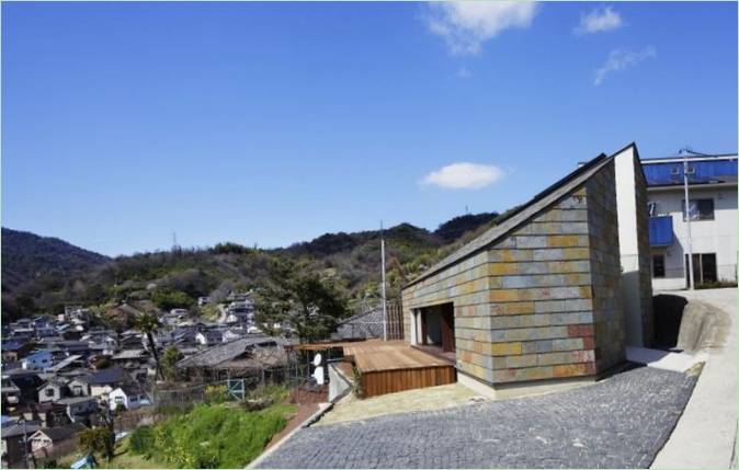 Utsiden av et landlig hus I Japan