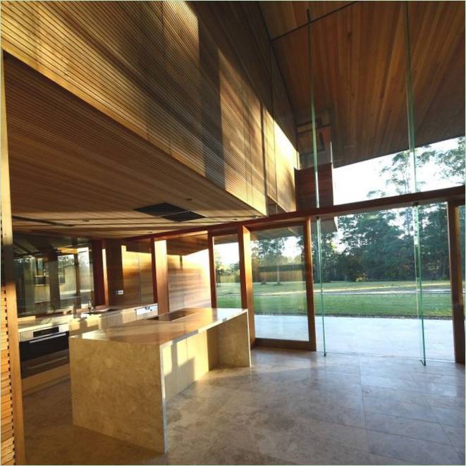 Interiøret i et hus I Australia er et prosjekt Av Richard Kirk Architect