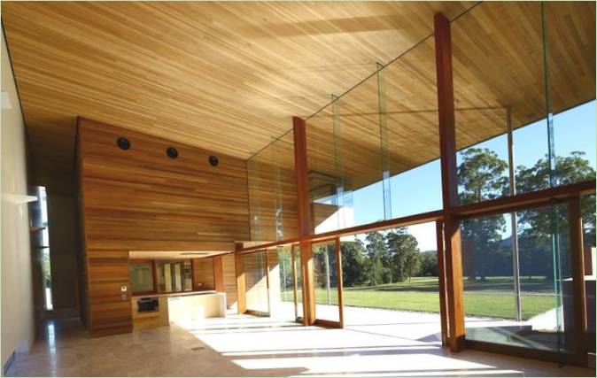 Interiøret i et hus I Australia er et prosjekt Av Richard Kirk Architect