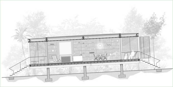 Brillhart House Plan av Brillhart Architecture