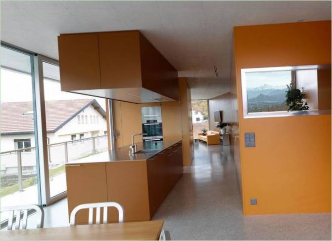 Kjøkkenet til landstedet Magliocco House I Sveits
