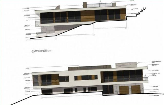 Interiør Av Linear House herskapshus av Studio B Architects, Aspen, Colorado, USA