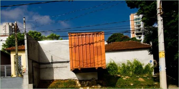 Utsiden av et hus I Brasil