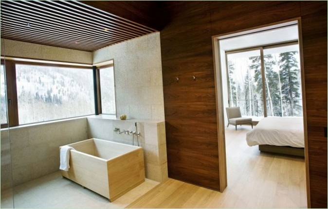 Interiør Av Linear House herskapshus av Studio B Architects, Aspen, Colorado, USA