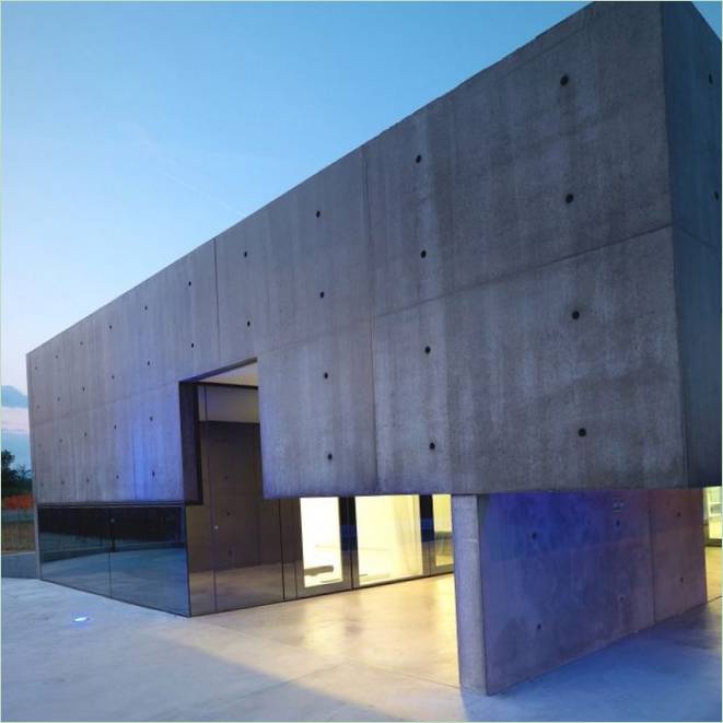 Rektangulært betonghus