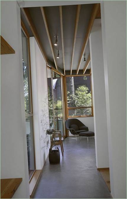 Øko-interiørdesign av en privat bolig