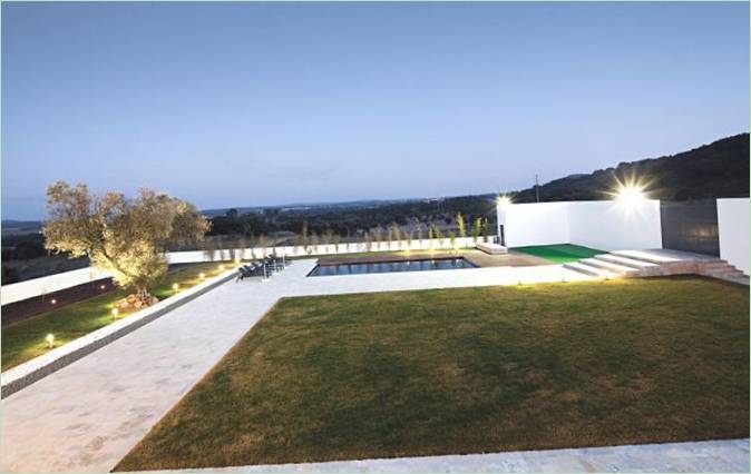 Pool terrasse Av Villa Ribatejo Hus I Portugal