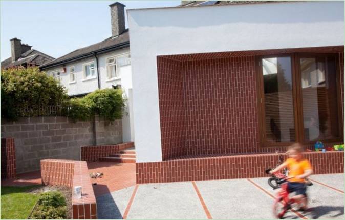 Design av et hus med et gjennomsiktig tak I Dublin