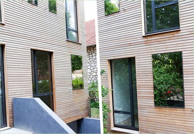 Design av et rammehus Øko-Bærekraftig Hus