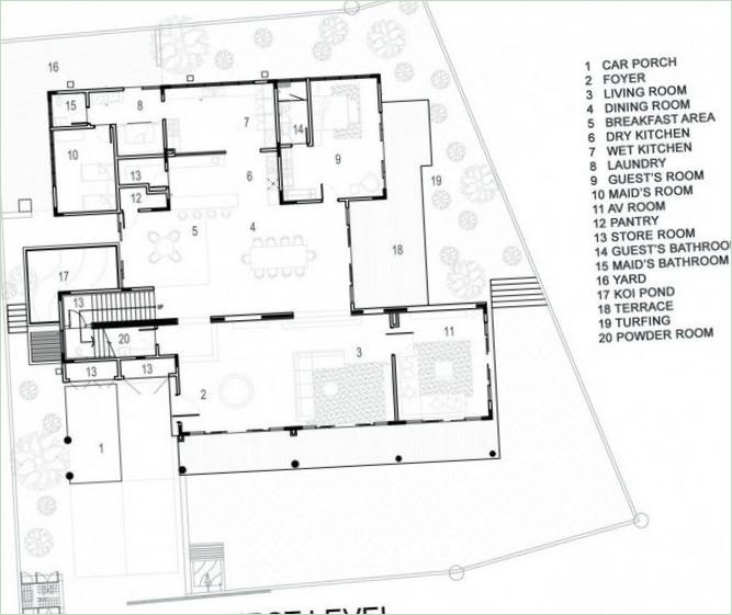Hus N18 planløsning AV DRTAN LM Arkitekt