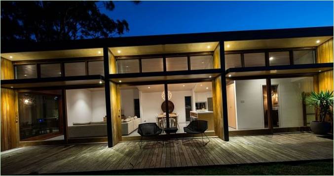 Moderne design av en bolig hytte Fra Bourne Blue Architecture studio