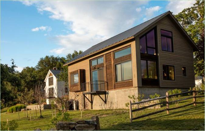 Design av et pensjonat I Vermont, USA: et nytt utseende av bygningen