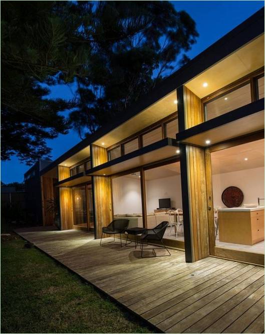 Moderne design av en bolig hytte Fra Bourne Blue Architecture studio