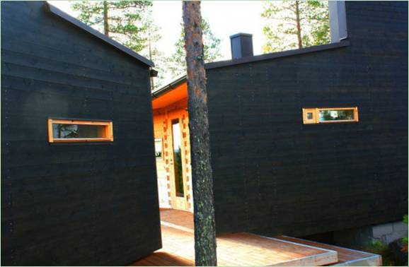 Kreativ Og moderne Villa Valtanen i fjerne kalde Lappland