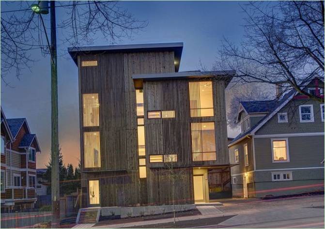 Ballard, Blenderåpning, Hus, Av, Første Lampe, Arkitektur, Seattle Ø, Washington, USA