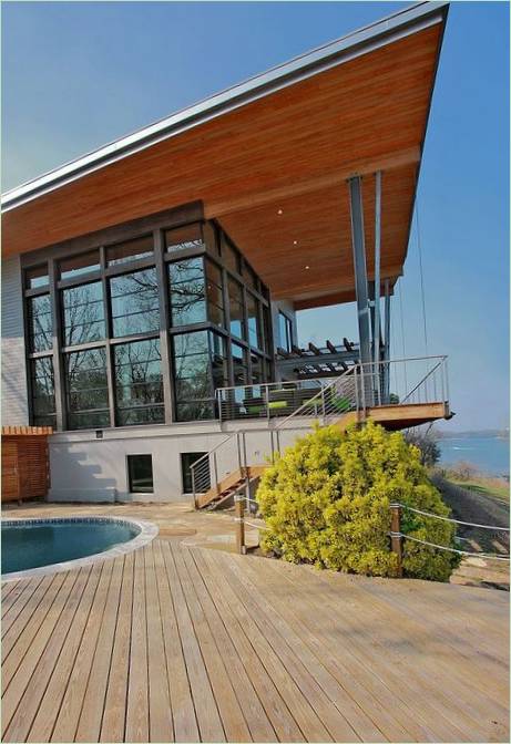 Et hus i harmoni med miljøet på kysten Av Chesapeake Bay