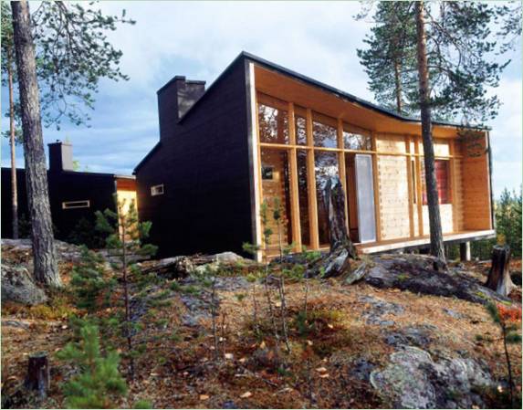 Kreativ Og moderne Villa Valtanen i langt kaldt Lappland