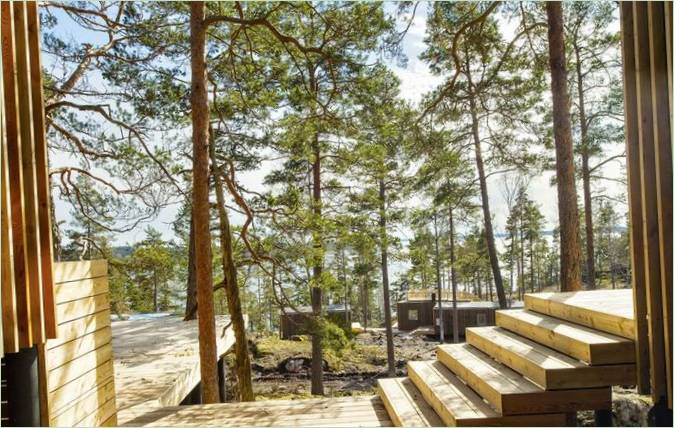 Hus i skogen ved Sandell Sandberg, Sverige