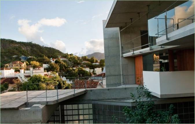 Terrasse av et privat hus I Rio