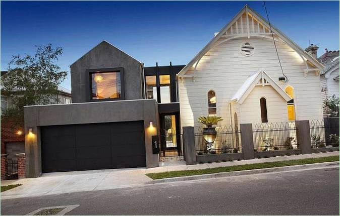Privat hus i en kirkebygning I Melbourne