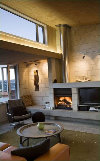 Interiøret I Familiens Hjem Harding House av Athfield Architects, New Zealand