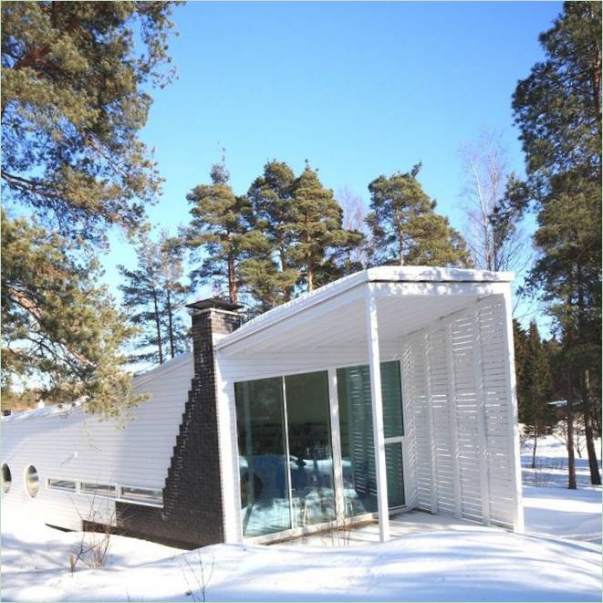 Design av et moderne skogshus I Finland