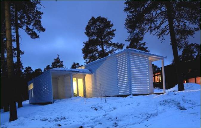 Design av et moderne skogshus I Finland